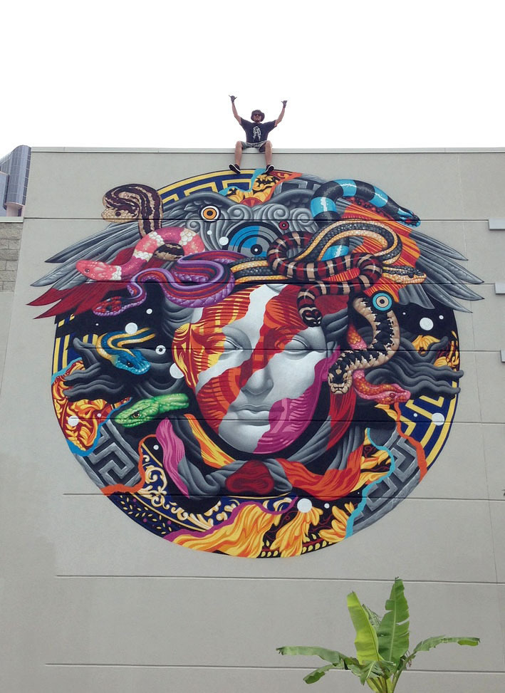 crossconnectmag:  Oversized Wall Murals by Tristan Eaton  Born in Los Angeles in