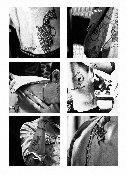:  A tattoo is a true poetic creation, and is always more than meets the eye. As
