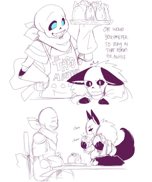 sanspar:really wanna doodles bout fellwolves paps turn to a smol pup also wanna thank @purrfecktlysinful for fixing my english here <3