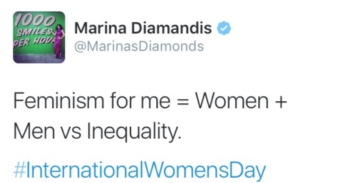 a-real-feminist:Thanks Marina.