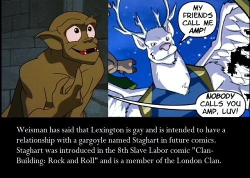 thetravelerscompanion: Disney’s Gargoyles Facts Part 2Character Facts Part 1Character Facts Pa