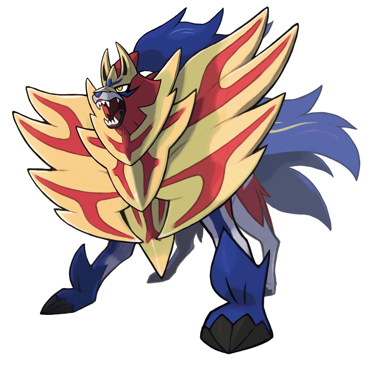 Zacian official artwork gallery