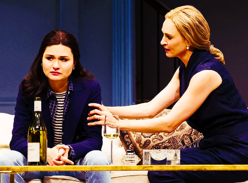 dailyphillipasoo:A First Look at Uma Thurman and Phillipa Soo in The Parisian Woman