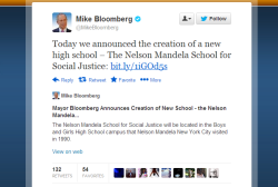 atane:  Mayor Bloomberg announced a new high