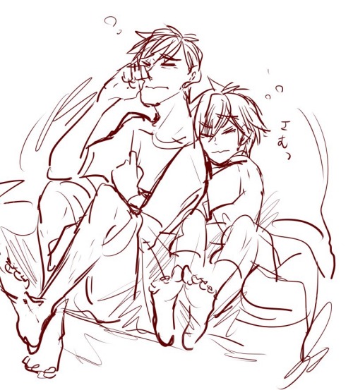mkb-empty:  I always draw pictures without thinking… Just spend Hamadas!
