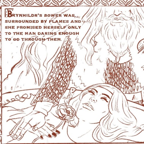 Preview of one of my fairy tale spreads I’ve been working on for class! Really excited to trad