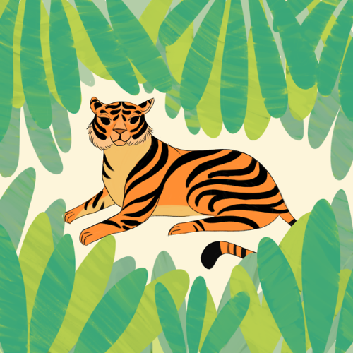 A little tiger to wish you a happy and productive week ahead!