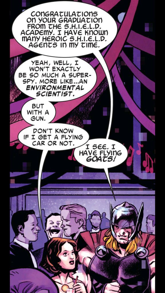 daily-superheroes:  Thor knows what the women want[Thor: God of Thunder #12]http://daily-superheroes.tumblr.com/