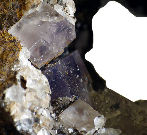 Unusual Siderite &ldquo;tube&rdquo; covered with Quartz and Fluorite - Boltsburn Mine, Weardale, Co.