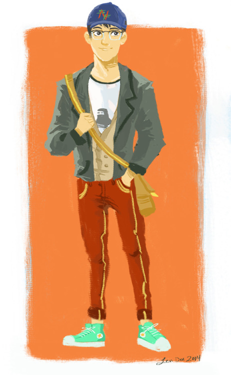 lexi-dee:  I NEED TO BE STOPPED more bh6 doodles based on some concept art I saw of TADASHI in GLASSES *insert heart eyes emoji here* 