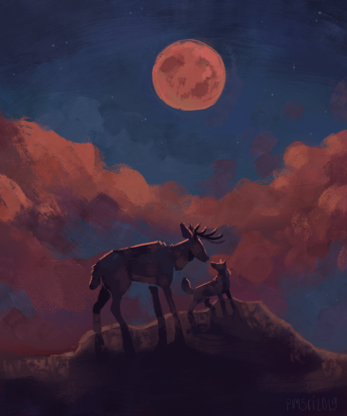 Two Lovers Reunite Under The Moon