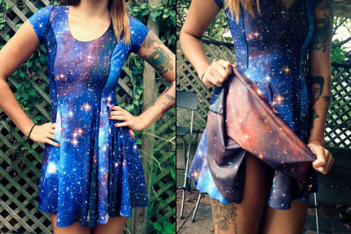 Reversible Galaxy Dress in the making!