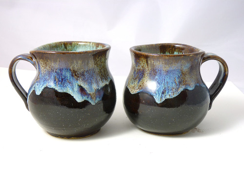 artofmassdestruction:So many new pots out of the kiln today and into my Etsy shop including an Octop