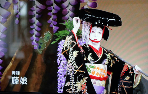 Fujimusume, or the Wisteria Maiden is a kabuki dance sequence. There is no particular plot, as the m