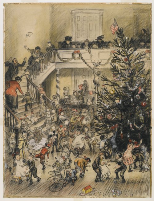 brooklynmuseum: Full of humorous vignettes, this work presents William Glackens at the height of his