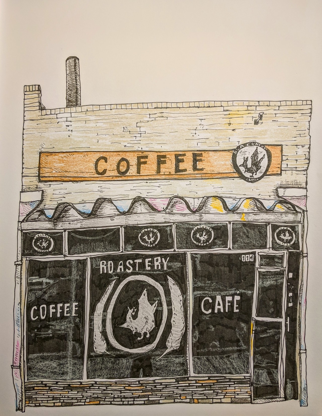 the 15-minute sketch — Your local coffee shop