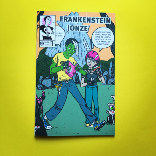 Austin! Come grab my new comic book, FRANKENSTEIN JONZE tomorrow & Sunday at @stapleexpoaustin I