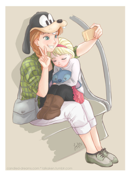 laikaken:  Kristoff, check it out :D  Haha. Kid’s knocked right out. … Nice hat, dork.