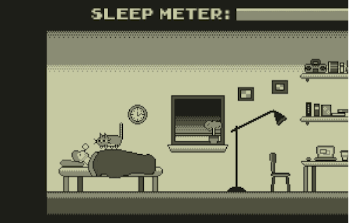 catbountry:corporealrenunciation:freegameplanet:My Garbage Cat Wakes Me Up At 3am Every Day is a sim