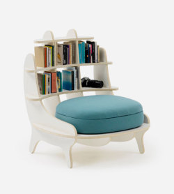 mayahan:  Space saving chair for book lovers