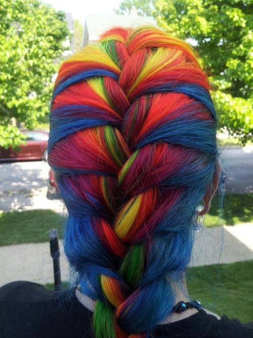 A celebration of all the pretty multi-colour hair! We love hair dye and all the crazy colours you ca