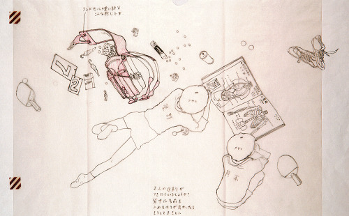 artbooksnat:  Ping Pong (ピンポン)Animation drawings from the emotional final episode of Ping Pong, selected from the art book titled Ping Pong Complete Works (Amazon US | JP).