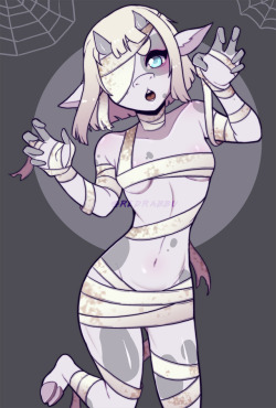 redrabbu:  It’s Squirt as a mummy! Squirmy!![ twitter ] [ patreon ] [ kofi ]