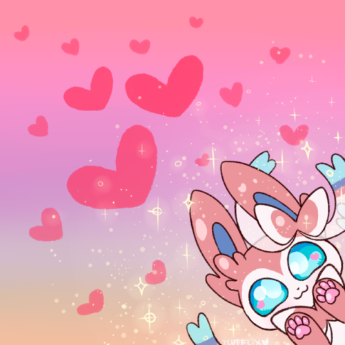 rottenface:   Sylveon here to remind you that you’re loved and wishes you a great day!  <3