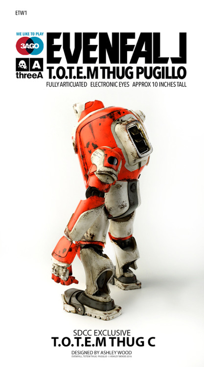 rocketumbl:  threeA Evenfall Totem Thug Pugillo