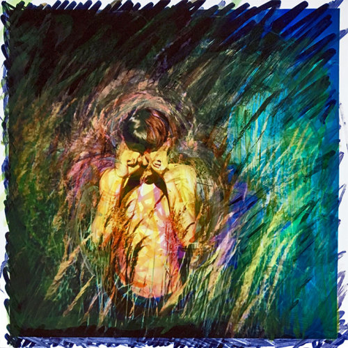 Crybaby, a hand-panted print from Suddenly Last Summer Series