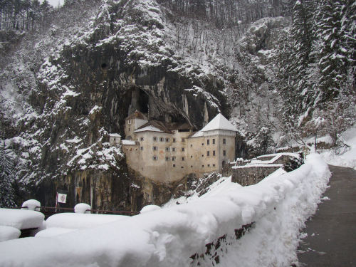 traveltoslovenia: PREDJAMA CASTLE, Slovenia - the architectural masterpiece built in the mouth of a 