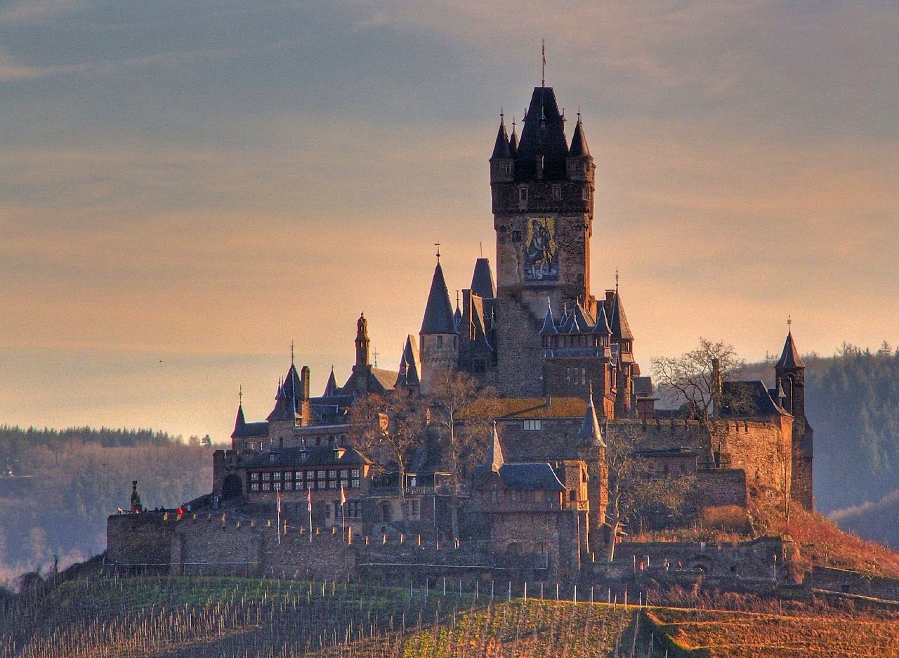 Like a phoenix rising (Reichsburg Castle, Germany, built in c.1000. Destroyed by