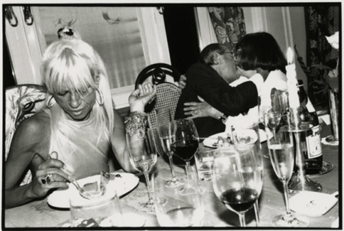 christopherbarnard: Donatella Versace with Helmut and June Newton Italy, 1994