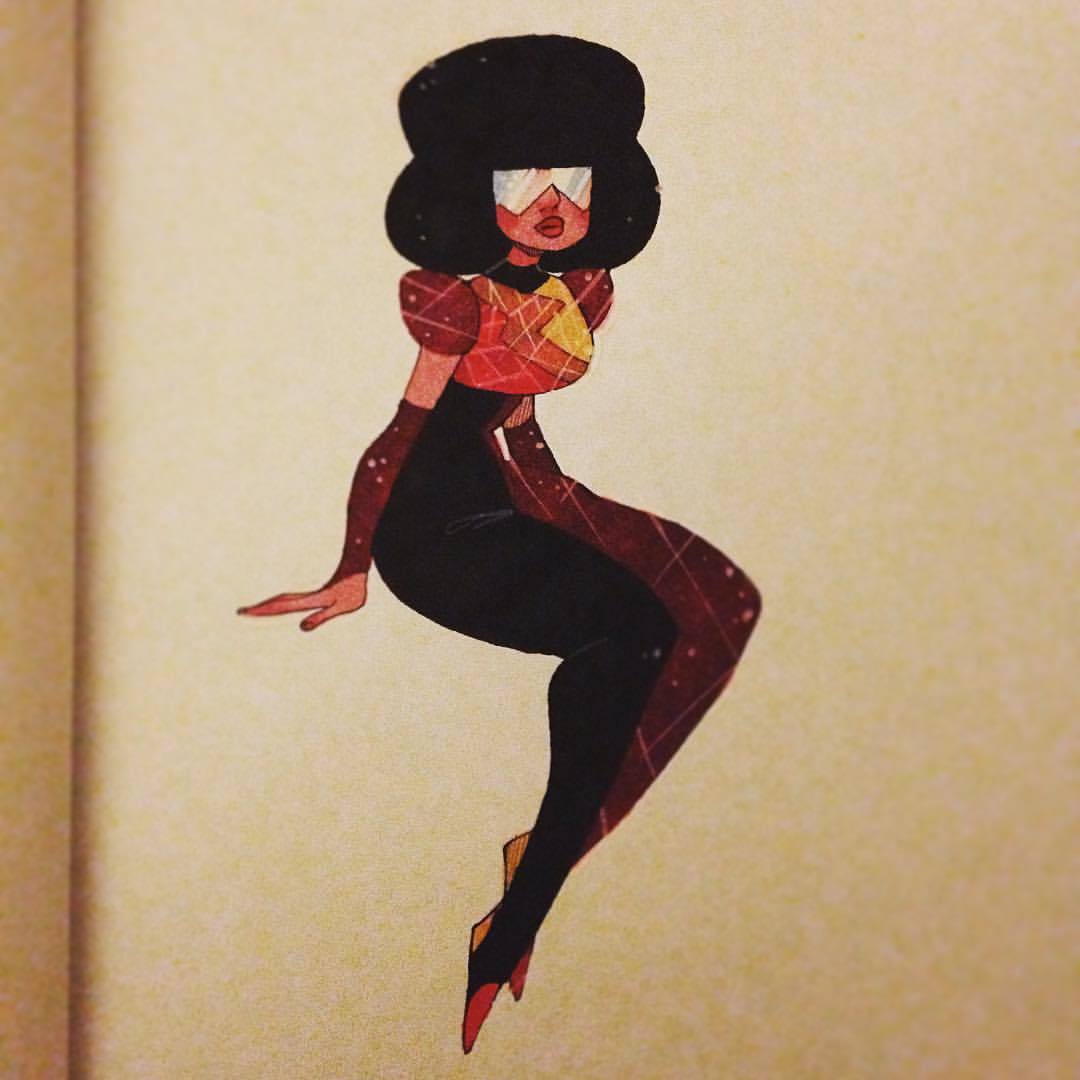 ionahi:  #inktober #garnet #stevenuniverse  Garnet 