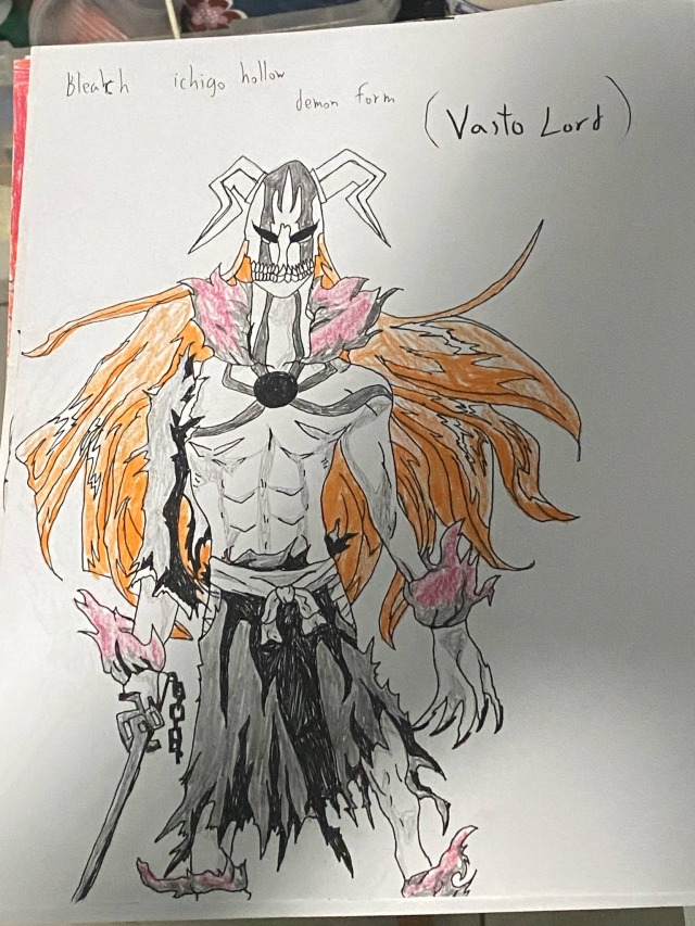 Vasto Lorde Ichigo fanart by me! : r/bleach