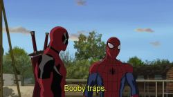 bluedogeyes:  Ultimate Spiderman S02E16 - Ultimate Deadpool I laughed way more than I should have