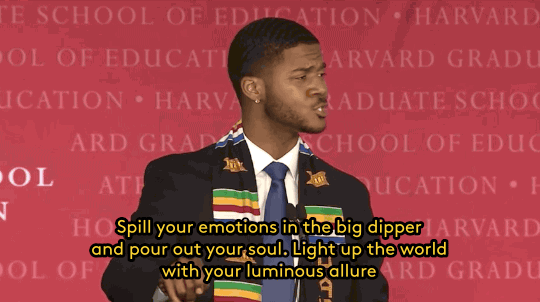 nightxvision:  refinery29:  Watch: This Harvard student just gave one of the greatest