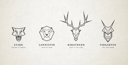 “ Great houses of Westeros
”