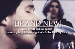 the-depersonalization-of-sarah:  Brand New