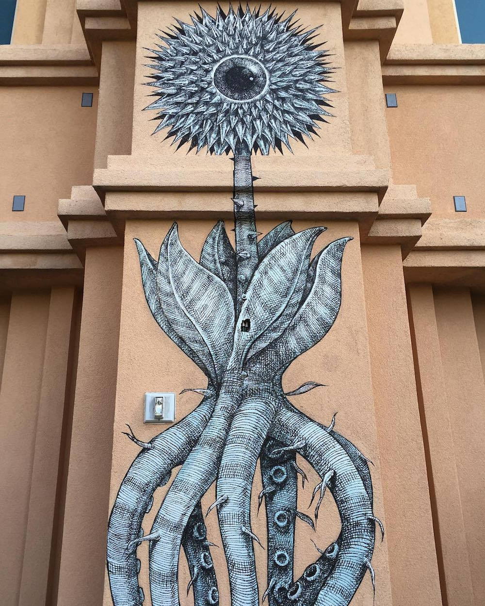 culturenlifestyle:Majestic &amp; Surreal Hybrid Animal Street Art by Alexis Diaz