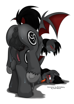 Qeteshpony:  Sevoohsocj:  Bat… Ass (Fixed) Commission By Qeteshponyyour Oc &Amp;Amp;