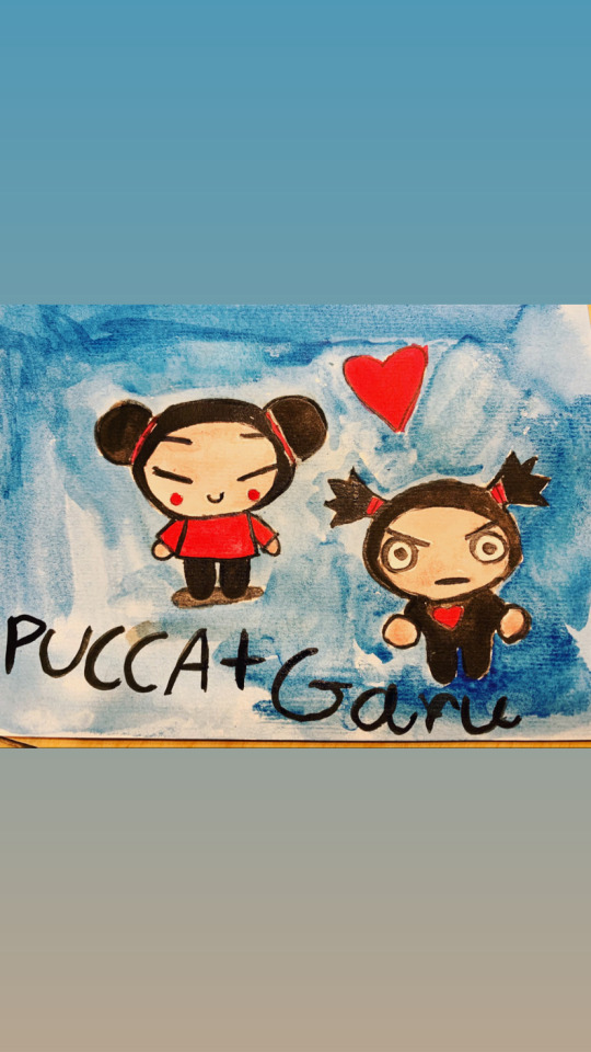 Pucca+Garu Im Painting Them Today