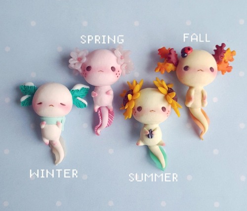 Seasons Axolotl Charms