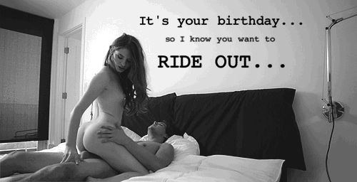daddysnaughtylittleone:  I love fucking on our birthdays to this song