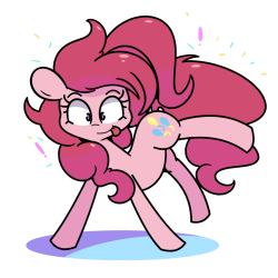 ponidoodles:  Been seeing some amazing fan art of pinkie with her mane down so here’s some fan art of the fan art!   x3 Silly Panka~ &lt;3