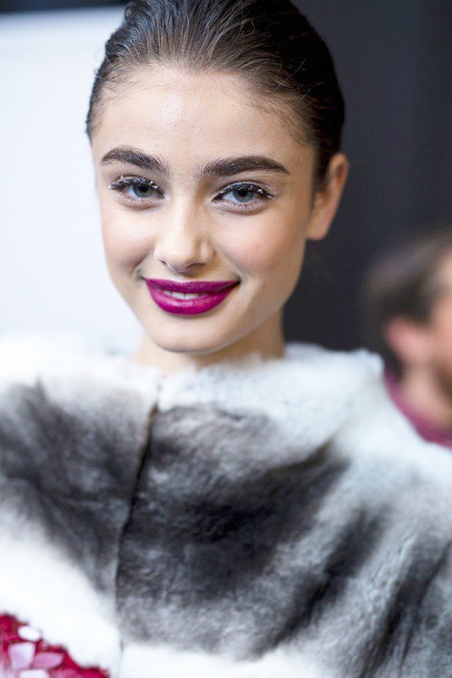 runwayandbeauty:  Taylor Marie Hill - Beauty at Carolina Herrera Fall 2015 | NYFW.