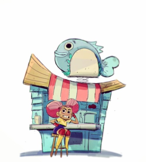 After graduating I spent a bit of time developing my short into a series pitch. I still think it wou