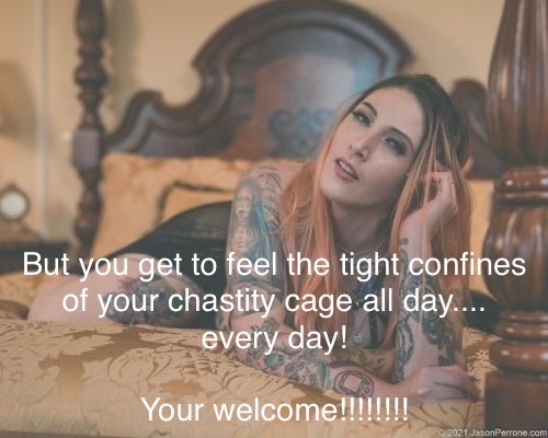 mistressandhercagedpet: No it’s not. And thank you! 😍😍🔒