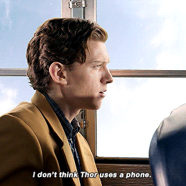 marvelgifs: Spider-Man: Homecoming Deleted Scene | Team Thor