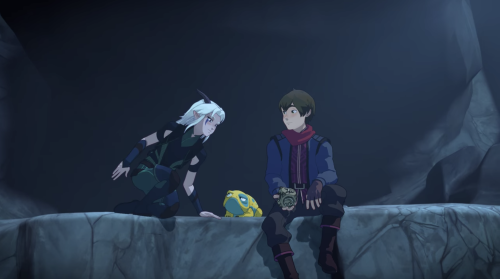 today on cute details i never noticed until now: Callum doesn’t smile until Rayla moves to plainly s